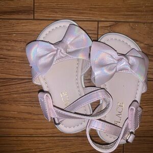 Children’s Place Metallic Pink/ purple Sandals with Bow